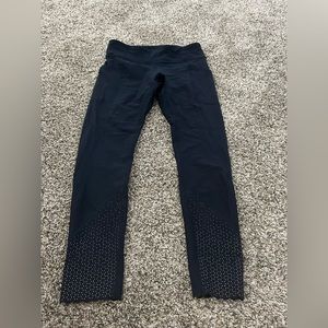 Navy Blue Lululemon Leggings Size 6